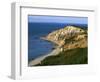 Aquinnah (Gay Head) Cliffs, Martha's Vineyard, Massachusetts, USA-Charles Gurche-Framed Photographic Print