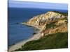 Aquinnah (Gay Head) Cliffs, Martha's Vineyard, Massachusetts, USA-Charles Gurche-Stretched Canvas