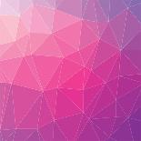 Abstract Triangle Geometric Square Colorful Vector Background-aquir-Art Print