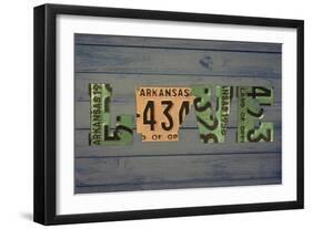 AR State Love 2-Design Turnpike-Framed Giclee Print