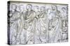 Ara Pacis Augustae, Frieze, Procession on South Side, 13-9 B.C. Rome, Italy-null-Stretched Canvas