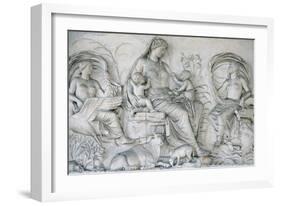 Ara Pacis Augustae. Tellus Panel-null-Framed Giclee Print