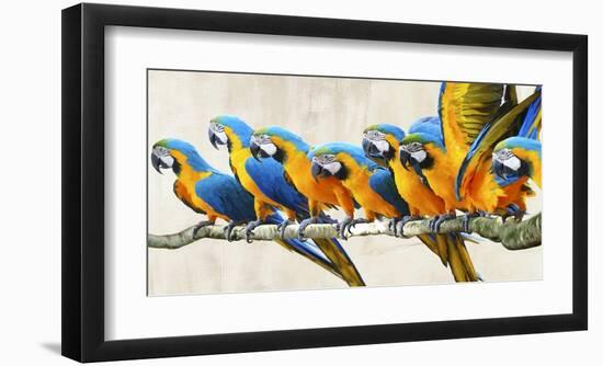 Ara parade-Teo Rizzardi-Framed Art Print