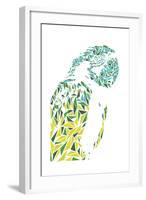 Ara Parrot-Cristian Mielu-Framed Art Print