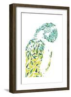 Ara Parrot-Cristian Mielu-Framed Art Print