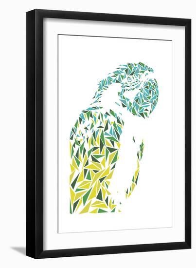 Ara Parrot-Cristian Mielu-Framed Art Print