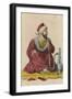 Arab and Hookah-null-Framed Art Print