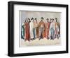 Arab and Tunisian Chiefs, 1896-Frederic Lix-Framed Giclee Print