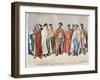 Arab and Tunisian Chiefs, 1896-Frederic Lix-Framed Giclee Print