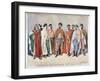 Arab and Tunisian Chiefs, 1896-Frederic Lix-Framed Giclee Print