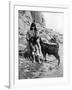 Arab Boy and Goat, Middle East, 1936-Donald Mcleish-Framed Giclee Print