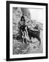 Arab Boy and Goat, Middle East, 1936-Donald Mcleish-Framed Giclee Print