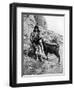 Arab Boy and Goat, Middle East, 1936-Donald Mcleish-Framed Giclee Print