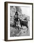 Arab Boy and Goat, Middle East, 1936-Donald Mcleish-Framed Giclee Print