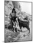 Arab Boy and Goat, Middle East, 1936-Donald Mcleish-Mounted Giclee Print