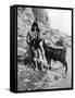 Arab Boy and Goat, Middle East, 1936-Donald Mcleish-Framed Stretched Canvas