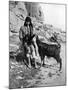 Arab Boy and Goat, Middle East, 1936-Donald Mcleish-Mounted Giclee Print