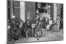 Arab Cafe at Esna, South of Luxor, Egypt, C1922-Donald Mcleish-Mounted Giclee Print