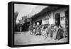 Arab Café, Kazimain, Iraq, 1917-1919-null-Framed Stretched Canvas