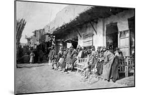 Arab Café, Kazimain, Iraq, 1917-1919-null-Mounted Giclee Print