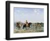 Arab Cavalry Fording a Stream-Georges Washington-Framed Giclee Print