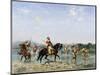Arab Cavalry Fording a Stream-Georges Washington-Mounted Giclee Print