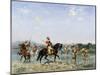 Arab Cavalry Fording a Stream-Georges Washington-Mounted Giclee Print