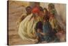 Arab Children Playing-Etienne Alphonse Dinet-Stretched Canvas