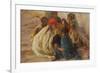 Arab Children Playing-Etienne Alphonse Dinet-Framed Giclee Print