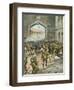 Arab Demo at Jerusalem-Vittorio Pisani-Framed Art Print