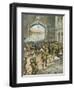 Arab Demo at Jerusalem-Vittorio Pisani-Framed Art Print