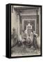 Arab Drinking Fountain in the Casbah, Algiers, Algeria-null-Framed Stretched Canvas