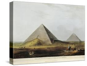Arab Dwelling Built on Ancient Ruins Along the Menuf Canal in Egypt from Views in Egypt, 1804-Luigi Mayer-Stretched Canvas