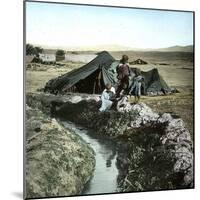 Arab Encampment, Biskra (Algeria)-Leon, Levy et Fils-Mounted Photographic Print