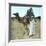 Arab Family on a Camel, Biskra (Algeria)-Leon, Levy et Fils-Framed Photographic Print