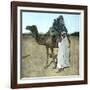 Arab Family on a Camel, Biskra (Algeria)-Leon, Levy et Fils-Framed Photographic Print