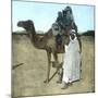 Arab Family on a Camel, Biskra (Algeria)-Leon, Levy et Fils-Mounted Photographic Print