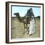 Arab Family on a Camel, Biskra (Algeria)-Leon, Levy et Fils-Framed Photographic Print