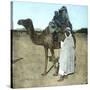 Arab Family on a Camel, Biskra (Algeria)-Leon, Levy et Fils-Stretched Canvas