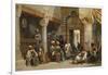 Arab Figures in a Coffee House, 1870-Carl Friedrich Heinrich Werner-Framed Giclee Print