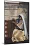 Arab Girl Making a Carpet-null-Mounted Giclee Print