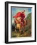 Arab Horseman Giving a Signal-Eugene Delacroix-Framed Giclee Print