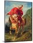 Arab Horseman Giving a Signal-Eugene Delacroix-Mounted Giclee Print