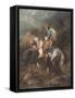 Arab Horseman (Oil on Canvas)-Adolf Schreyer-Framed Stretched Canvas