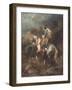 Arab Horseman (Oil on Canvas)-Adolf Schreyer-Framed Giclee Print