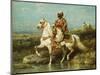Arab Horseman-Adolf Schreyer-Mounted Giclee Print