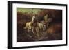 Arab Horsemen at the Edge of a Wood-Adolph Schreyer-Framed Giclee Print