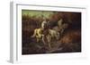 Arab Horsemen at the Edge of a Wood-Adolph Schreyer-Framed Giclee Print