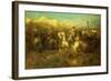 Arab Horsemen on the March-Adolf Schreyer-Framed Giclee Print