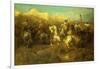 Arab Horsemen on the March-Adolf Schreyer-Framed Giclee Print